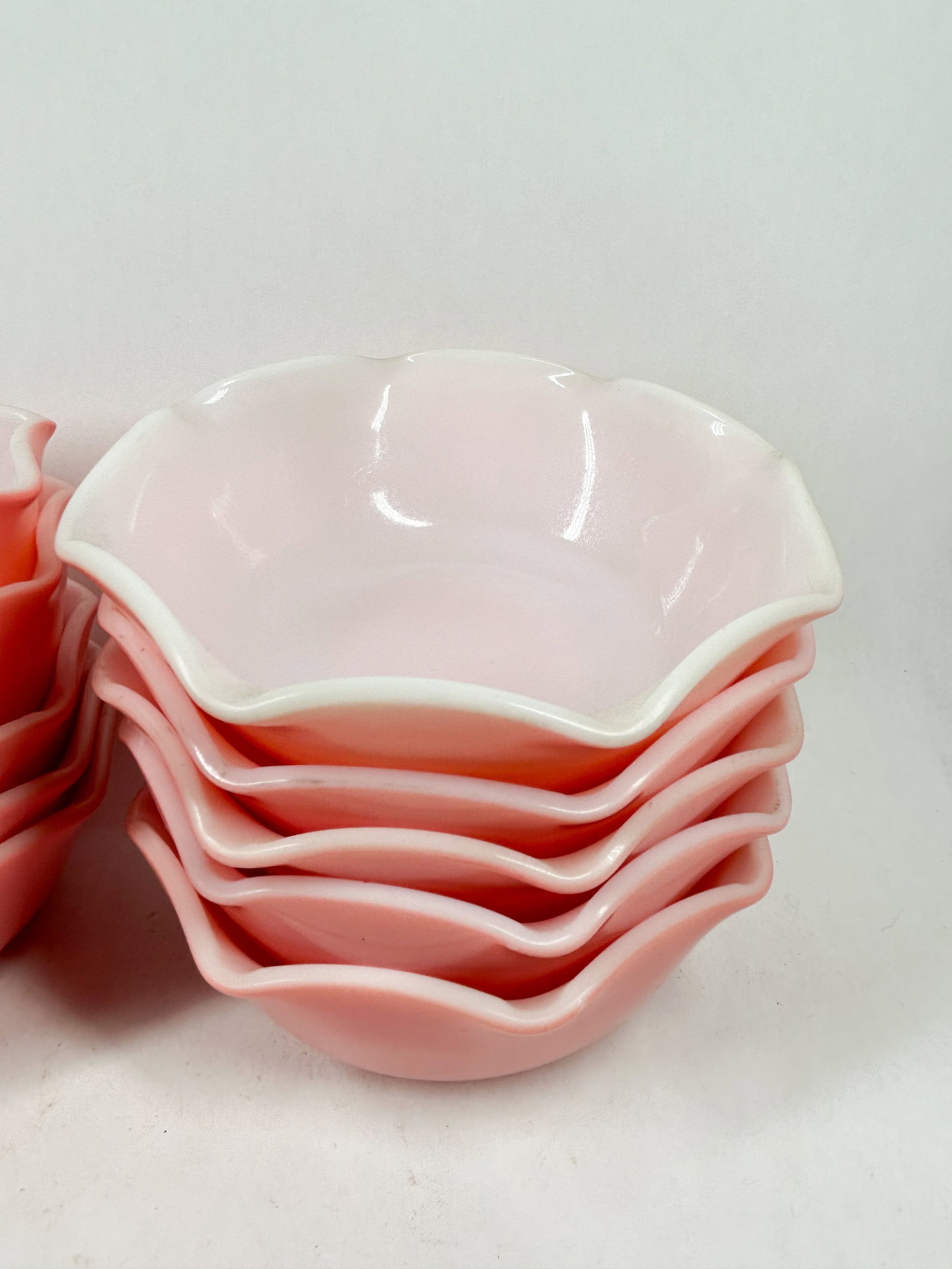 HAZEL ATLAS RUFFLED TABLEWARE - 3
