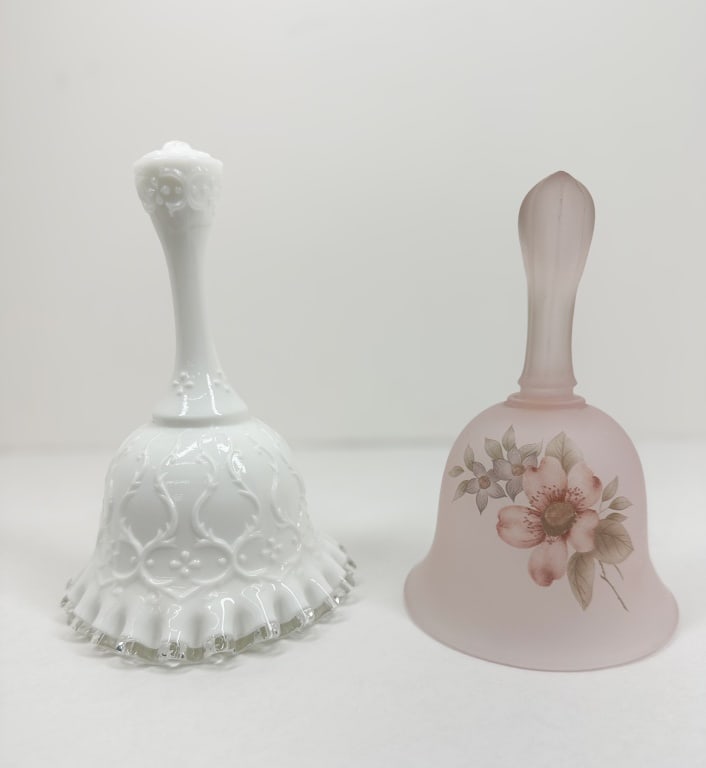 FENTON AND SATIN GLASS BELLS (1 of 3)