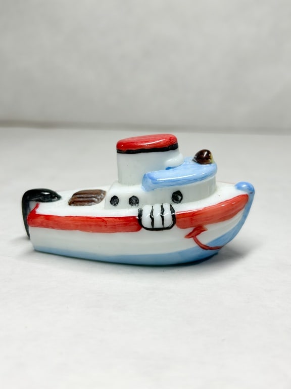 BOYD TEDDIE TUGBOAT FIGURINE (1 of 3)
