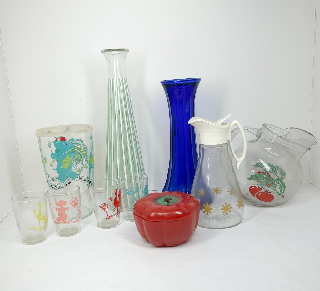 LOG CABIN AND HAZEL-ATLAS GLASSWARE COLLECTION (1 of 5)