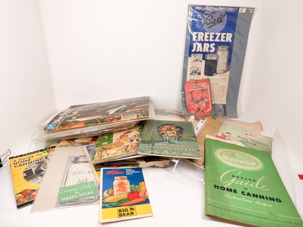 VINTAGE HOME CANNING EPHEMERA COLLECTION, MID-20TH CENTURY (1 of 4)