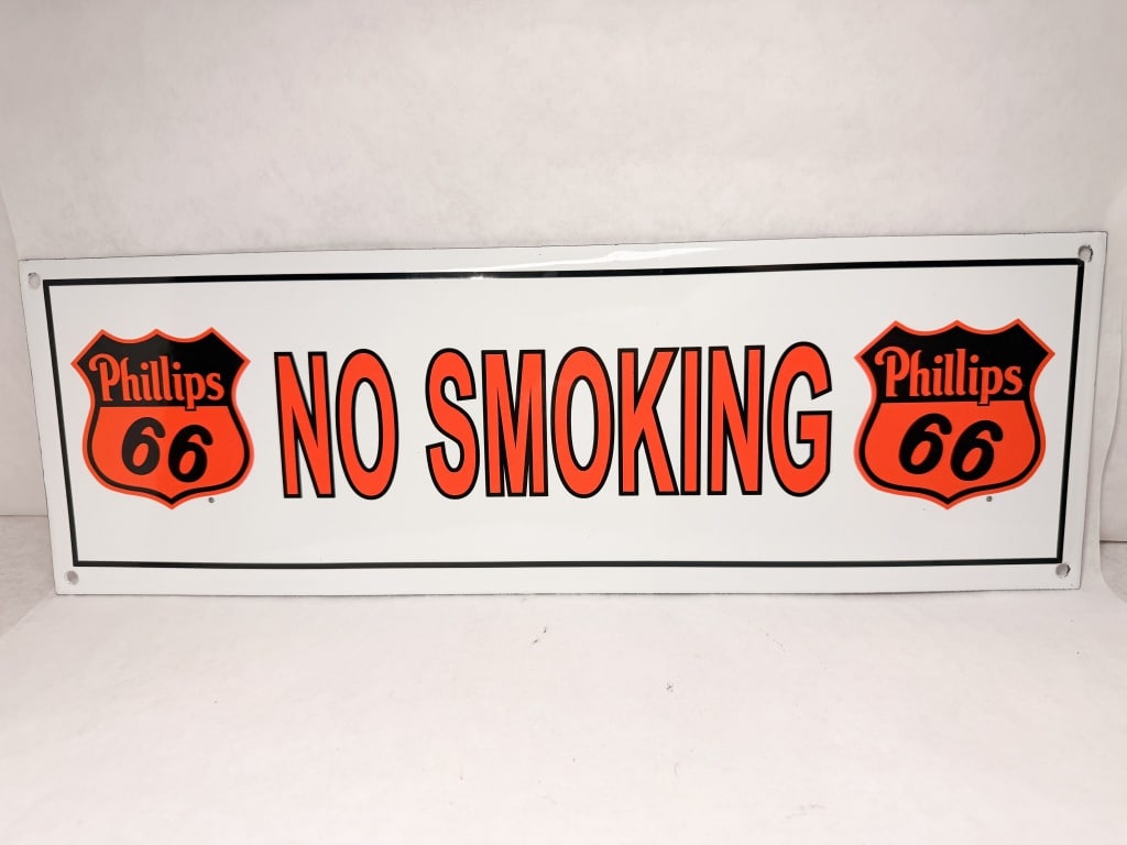 PHILLIPS 66 NO SMOKING SIGN (1 of 2)
