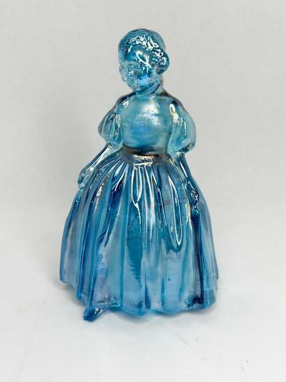 GLASS BLUE SOUTHERN BELL (1 of 5)
