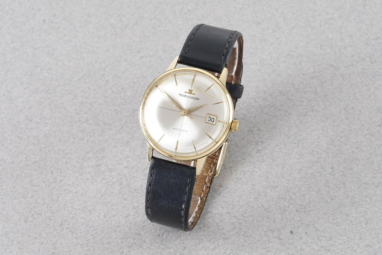 JAEGER LE-COULTRE CROSSHAIR AUTOMATIC DATE WRISTWATCH (1 of 4)