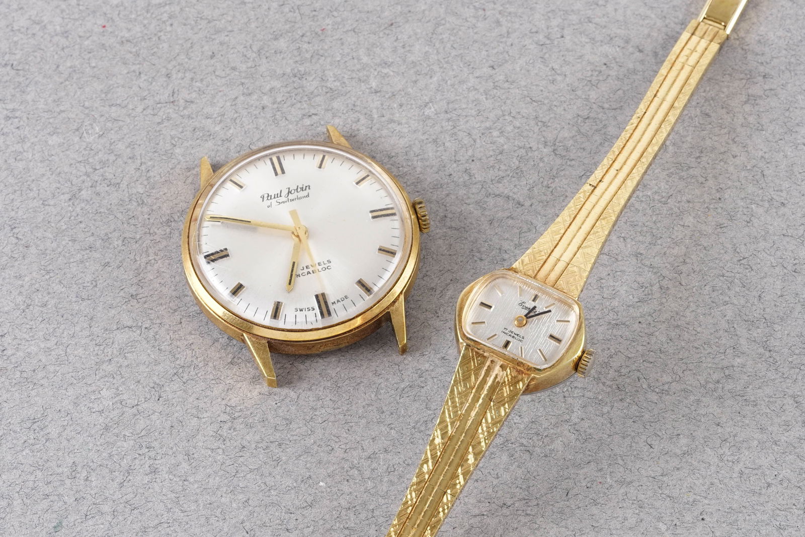 *TO BE SOLD WITHOUT RESERVE* PAIR OF WATCHES INLC. EVERITE & PAUL JOBIN: *TO BE SOLD WIHTOUT RESERVE* PAIR OF WATCHES INLC. EVERITE & PAUL JOBIN, both currently running.