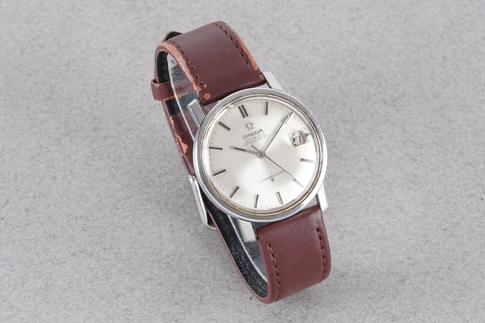 OMEGA CONSTELLATION AUTOMATIC CHRONOMETER DATE W/ BOX REF. 168.010 - 3