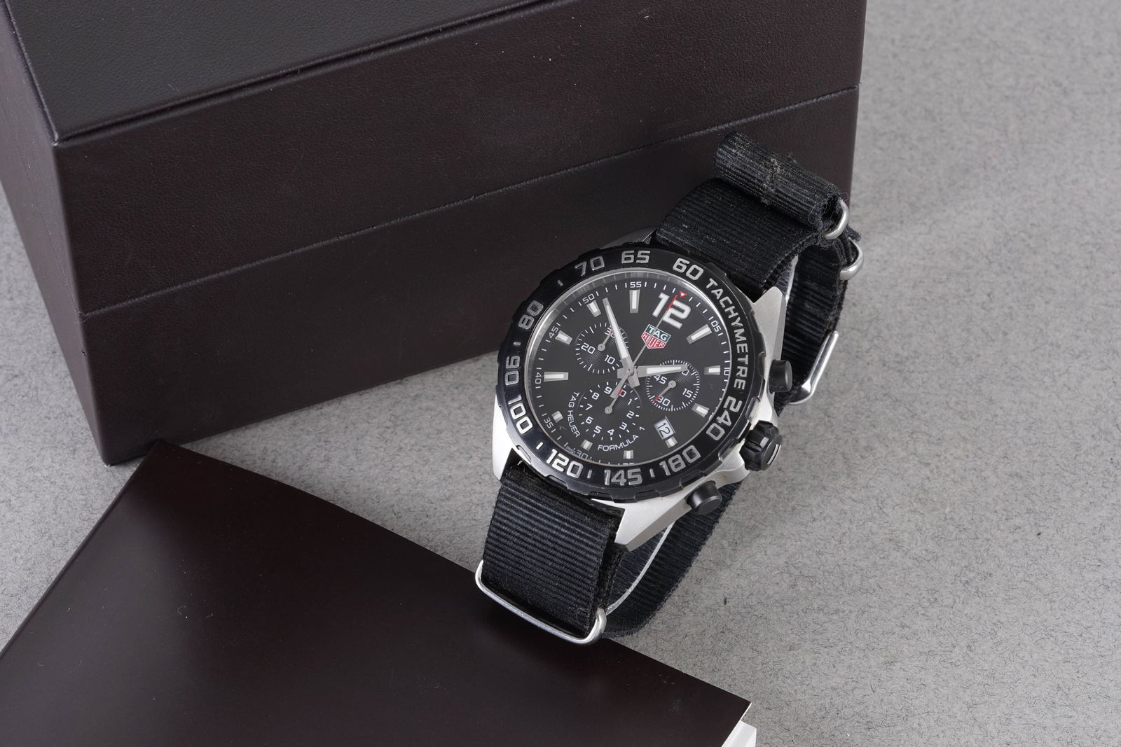 TAG HEUER FORMULA 1 DATE W/ BOX & GUARANTEE PAPERS REF. CAZ1010 CIRCA 2016 (1 of 3)