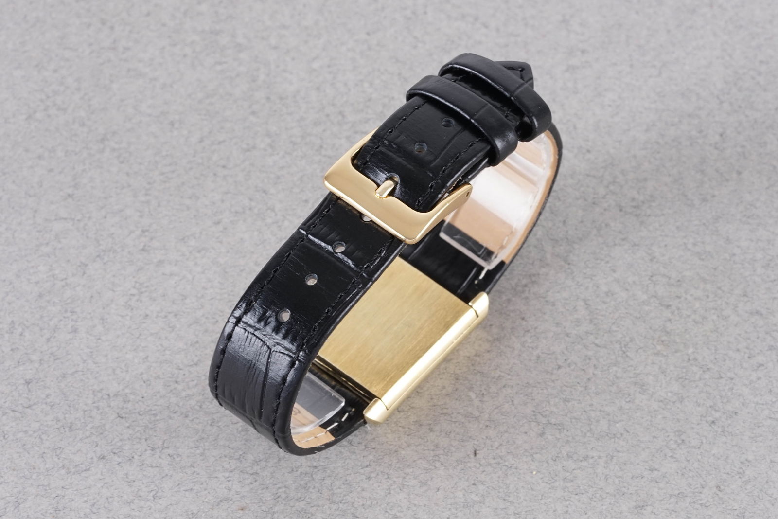 CHARLES ANDRE TANK GENEVE GOLD PLATED WRISTWATCH - 3