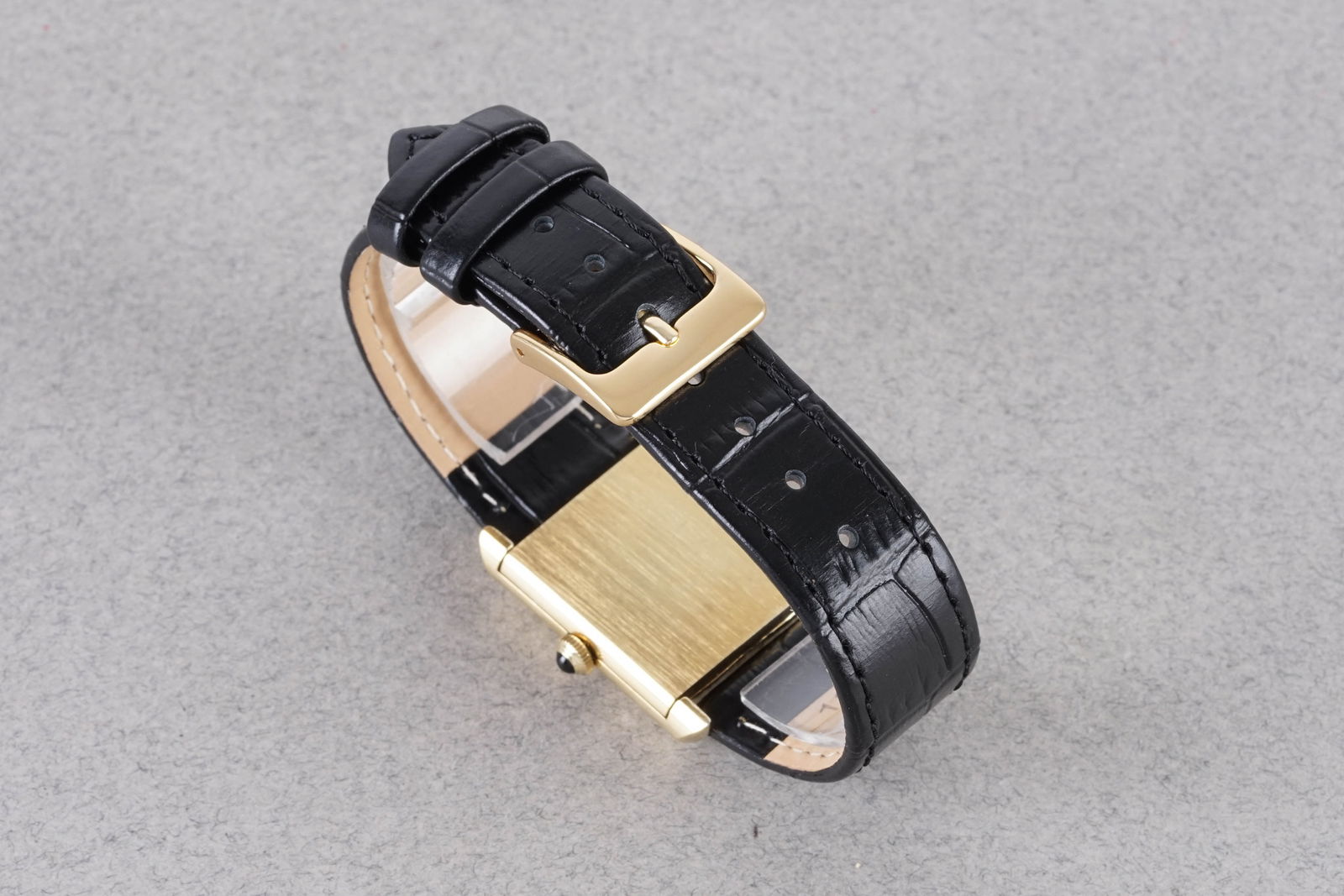 CHARLES ANDRE TANK GENEVE GOLD PLATED WRISTWATCH - 4