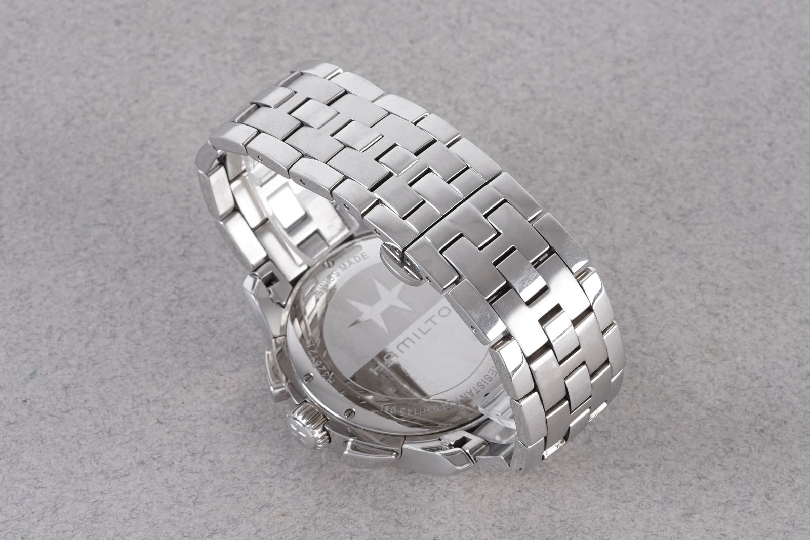 HAMILTON JAZZMASTER CHRONOGRAPH W/ BOX & GUARANTEE PAPERS REF. H326121 CIRCA 2024 - 5