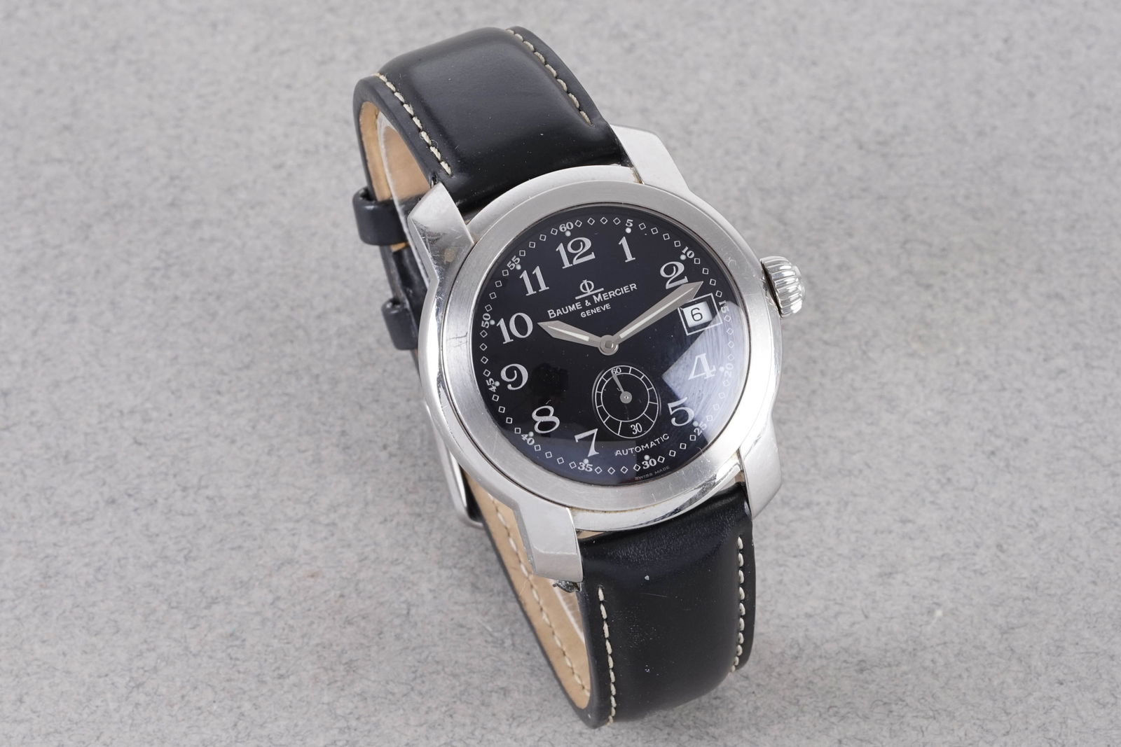 BAUME & MERCIER CAPELAND DATE W/ BOX & GUARANTEE PAPERS REF. MV045221 CIRCA 1999 - 3