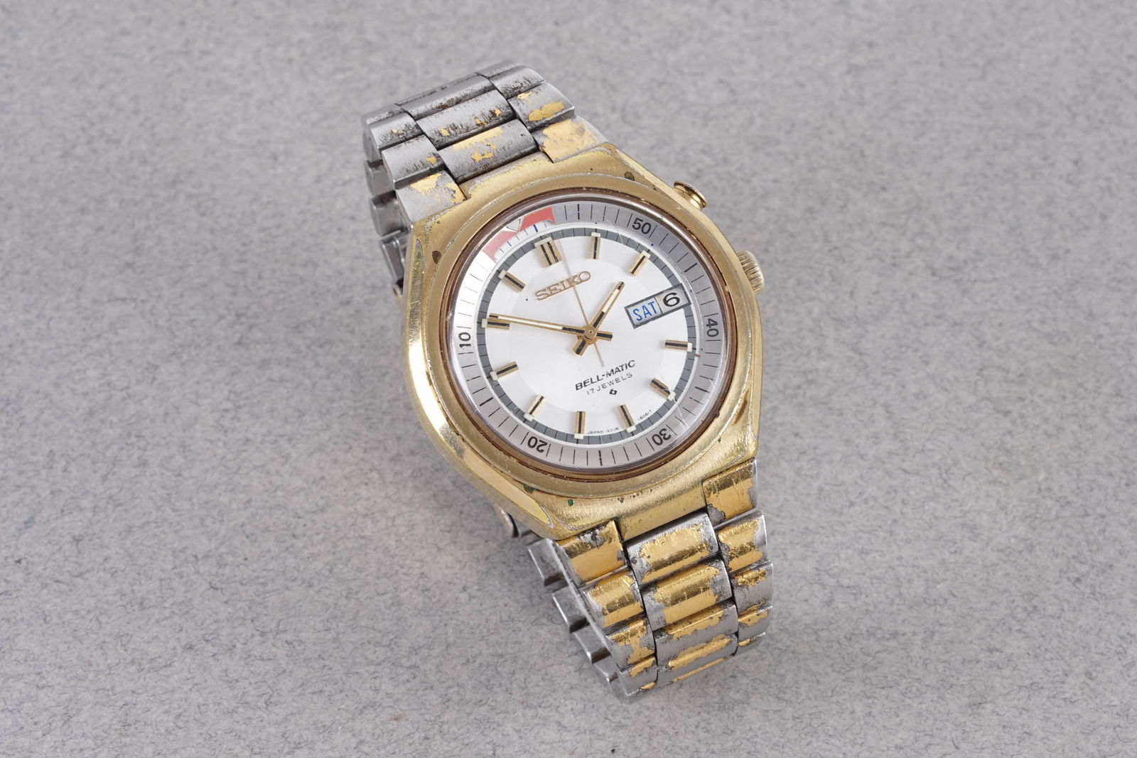SEIKO BELL-MATIC GOLD PLATED WRISTWATCH REF. 4006-6040 - 2