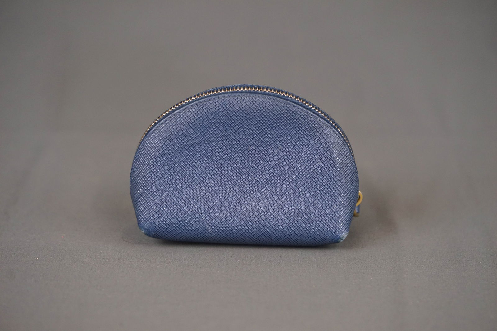 PRADA BLUE LEATHER WALLET COIN PURSE 1MM1404 - 4