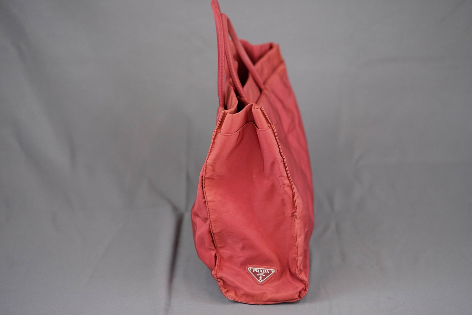 PRADA LARGE RED HANDBAG - 3