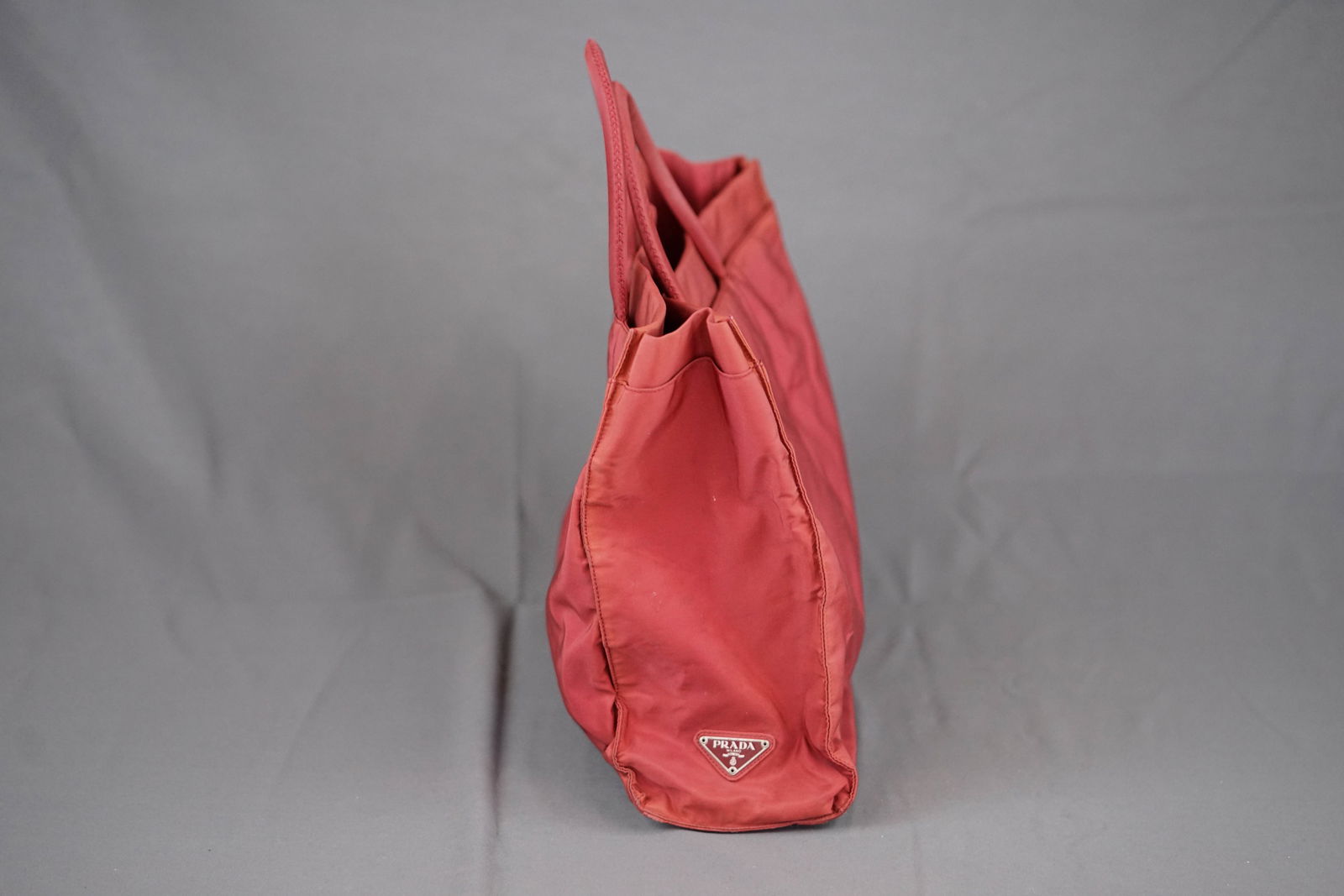 PRADA LARGE RED HANDBAG - 4