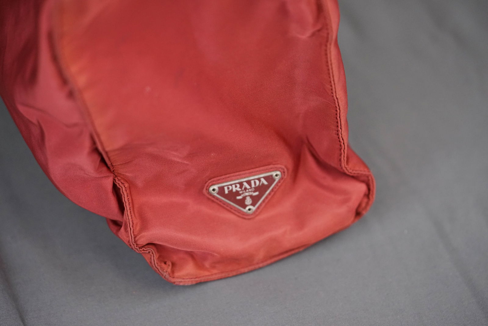 PRADA LARGE RED HANDBAG - 5