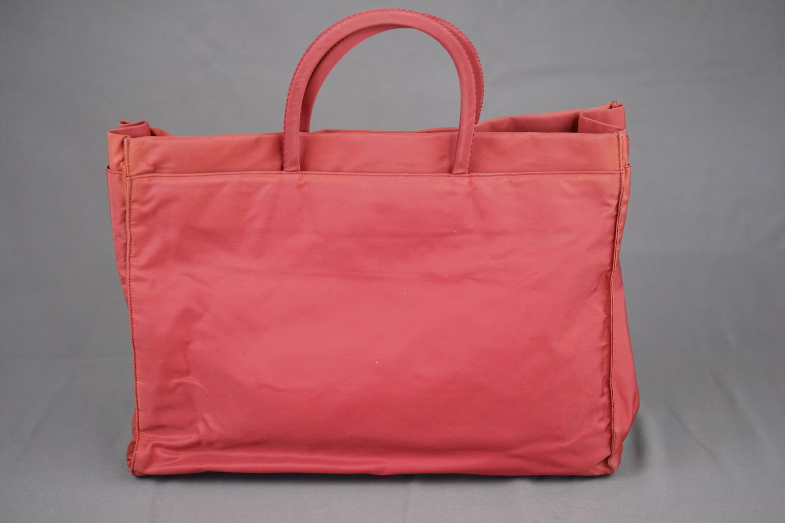 PRADA LARGE RED HANDBAG - 6