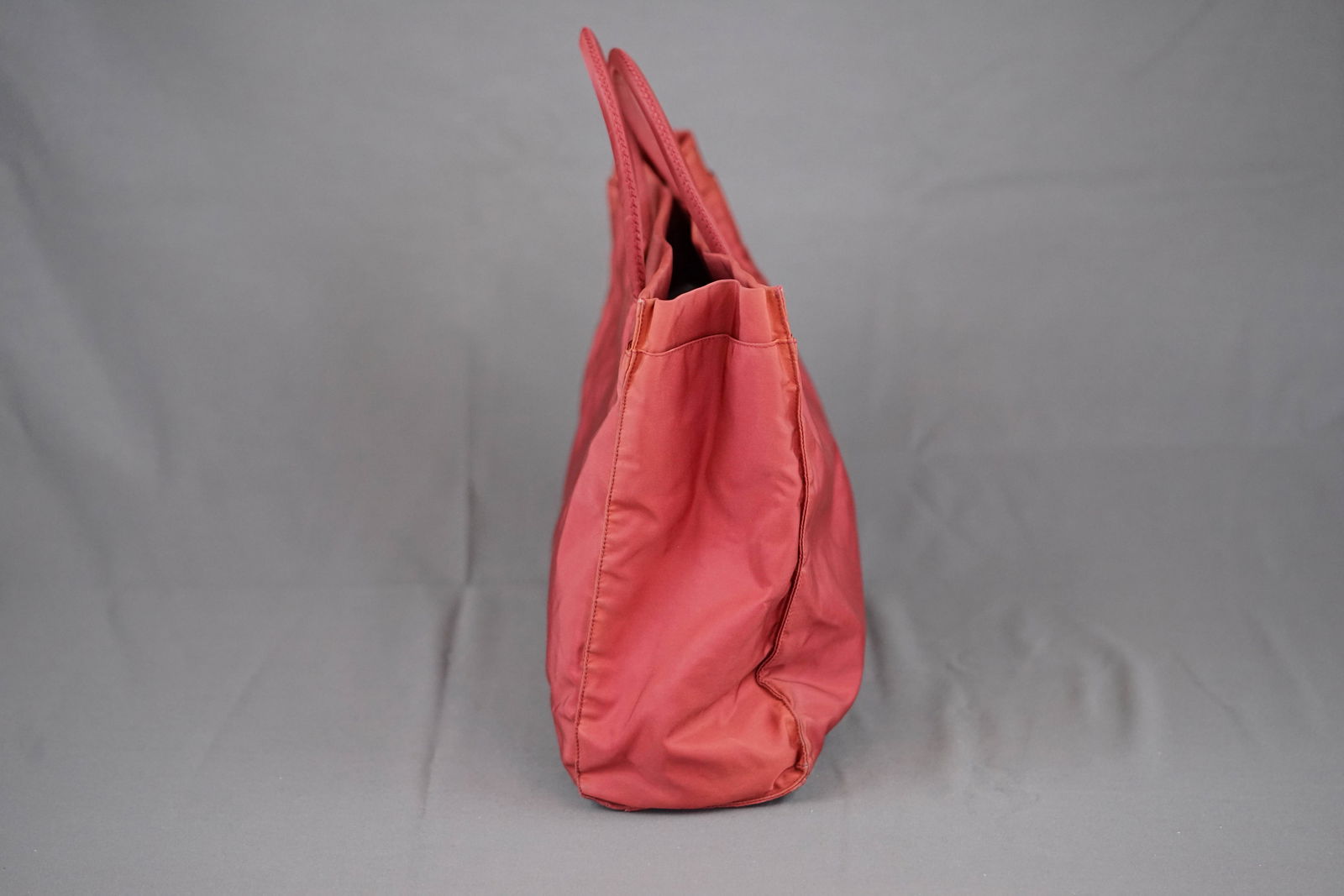 PRADA LARGE RED HANDBAG - 7