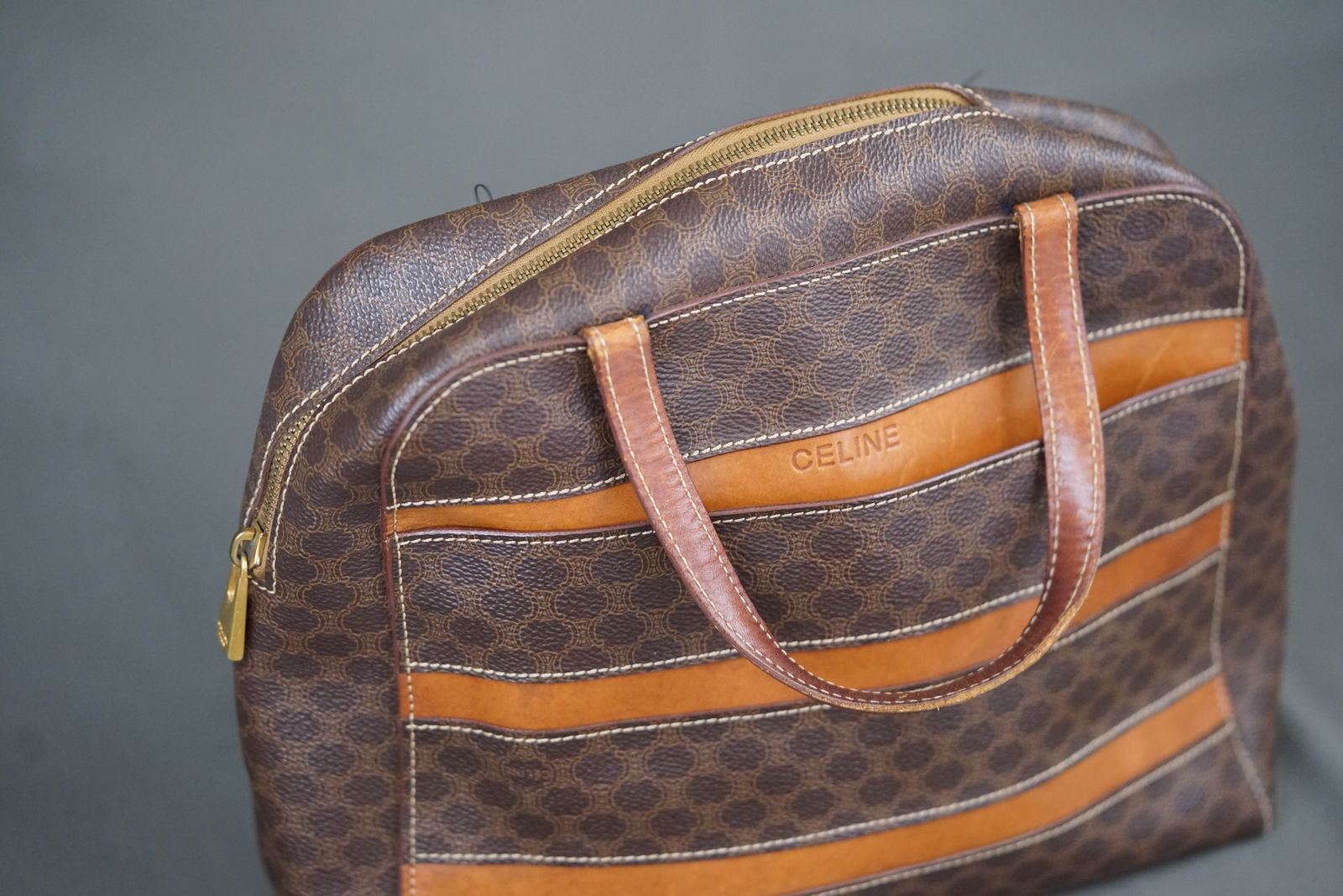 CELINE MACADAM HANDBAG - 2