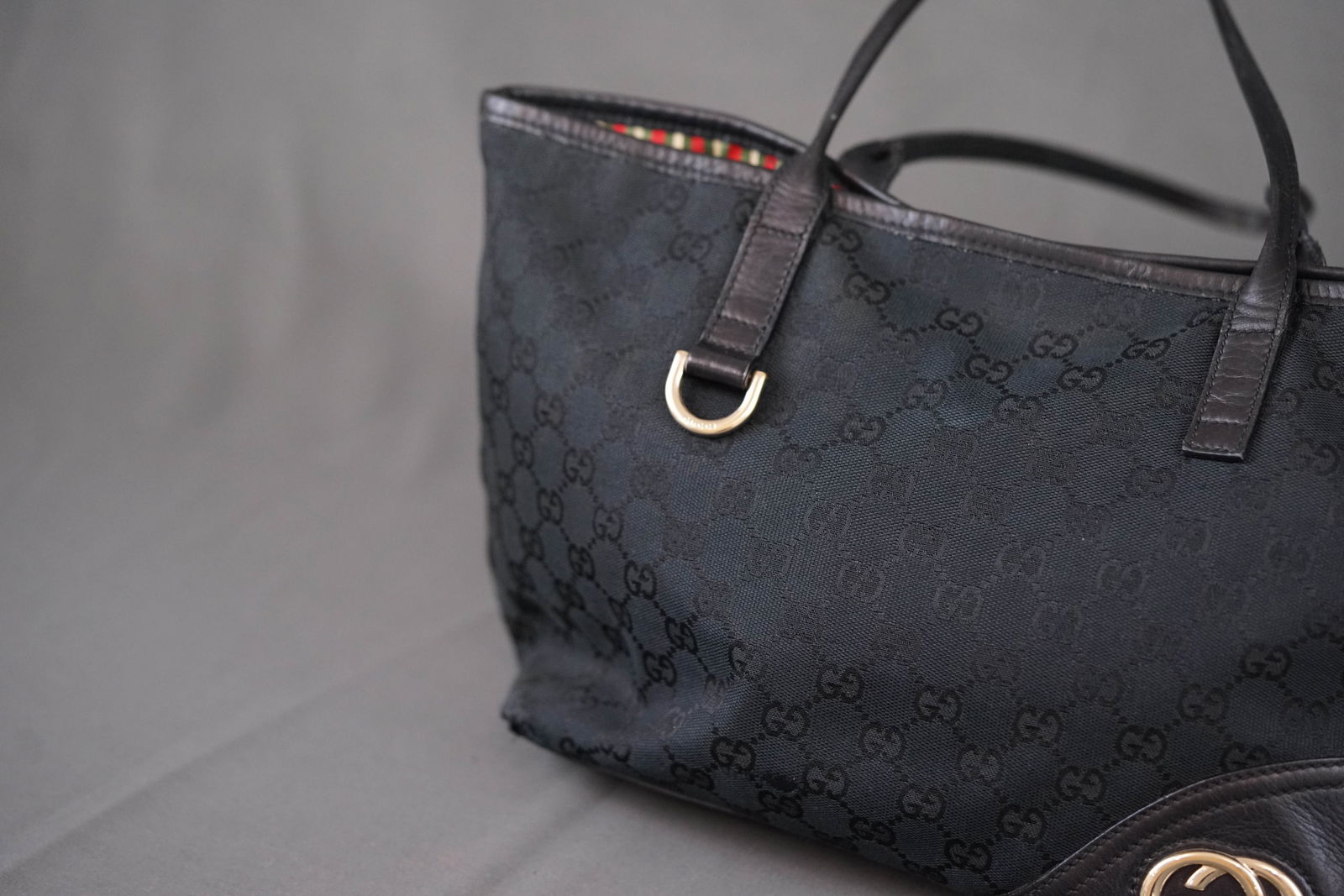 GUCCI NEW BRIT TOTE BAG CANVAS 493075 - 4