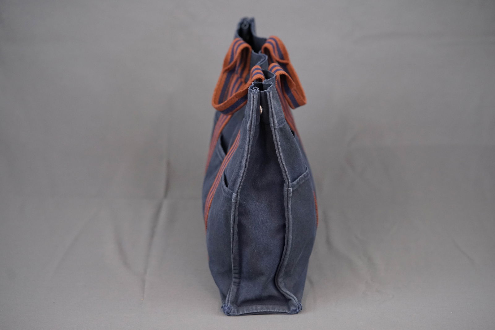 HERMES CANVAS TOTE BAG - 5