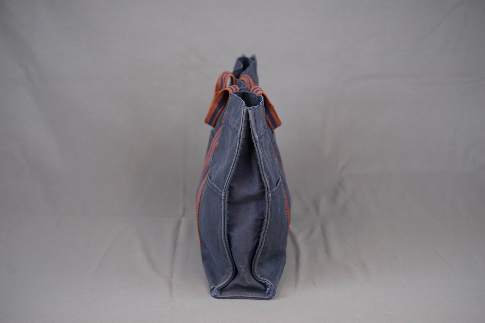 HERMES CANVAS TOTE BAG - 6