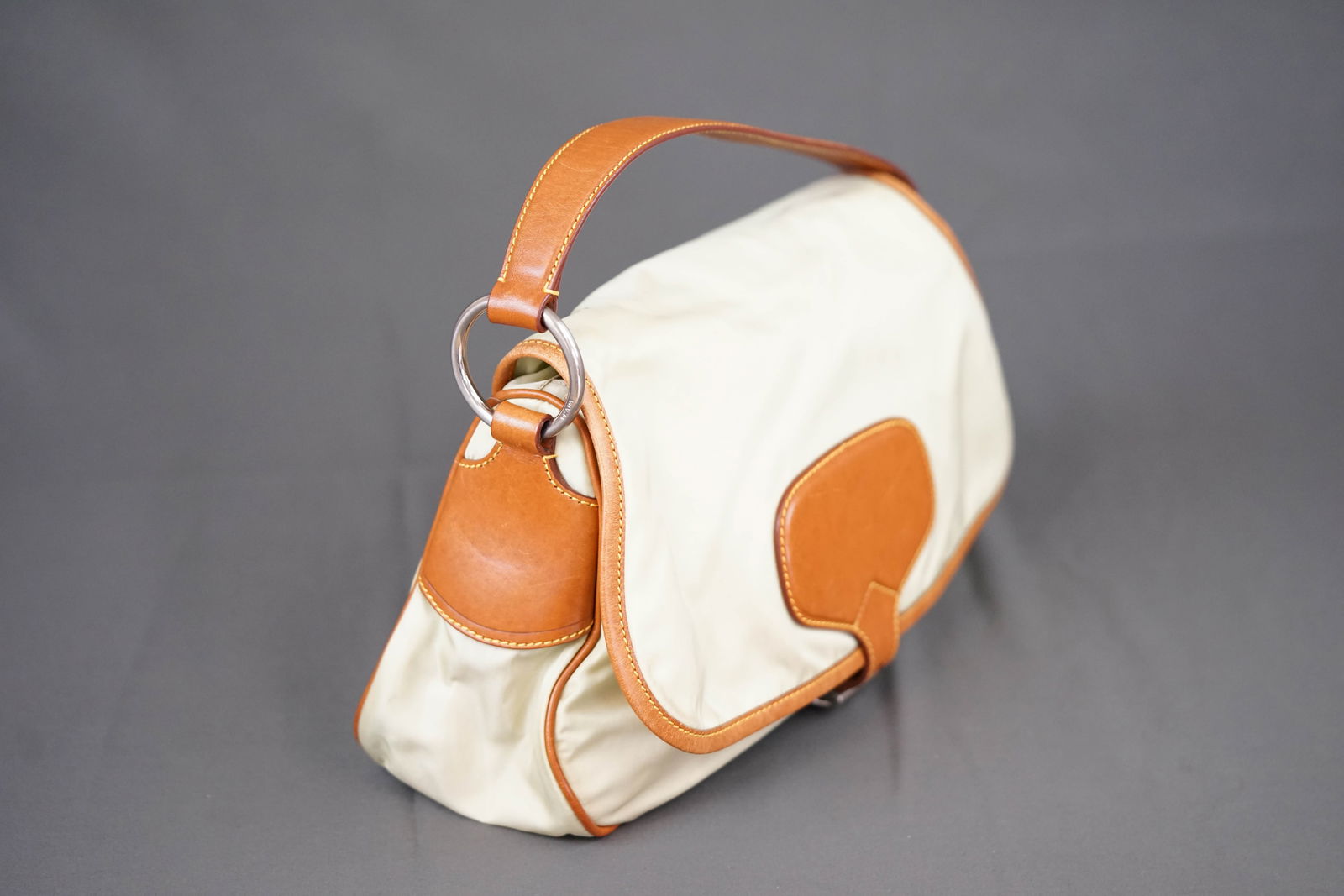 PRADA TWO TONE SHOULDER BAG - 6