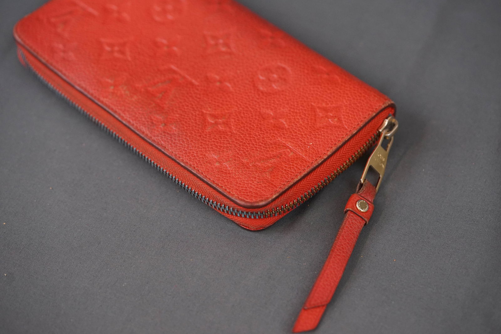 LOUIS VUITTON EMPREINTE PORTEFEUILLE CLETRON ZIP ROUND WALLET PURSE - 4