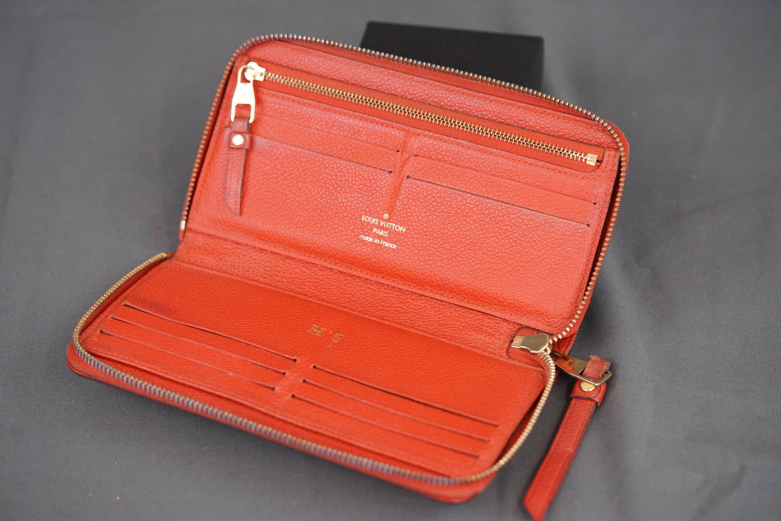 LOUIS VUITTON EMPREINTE PORTEFEUILLE CLETRON ZIP ROUND WALLET PURSE - 5