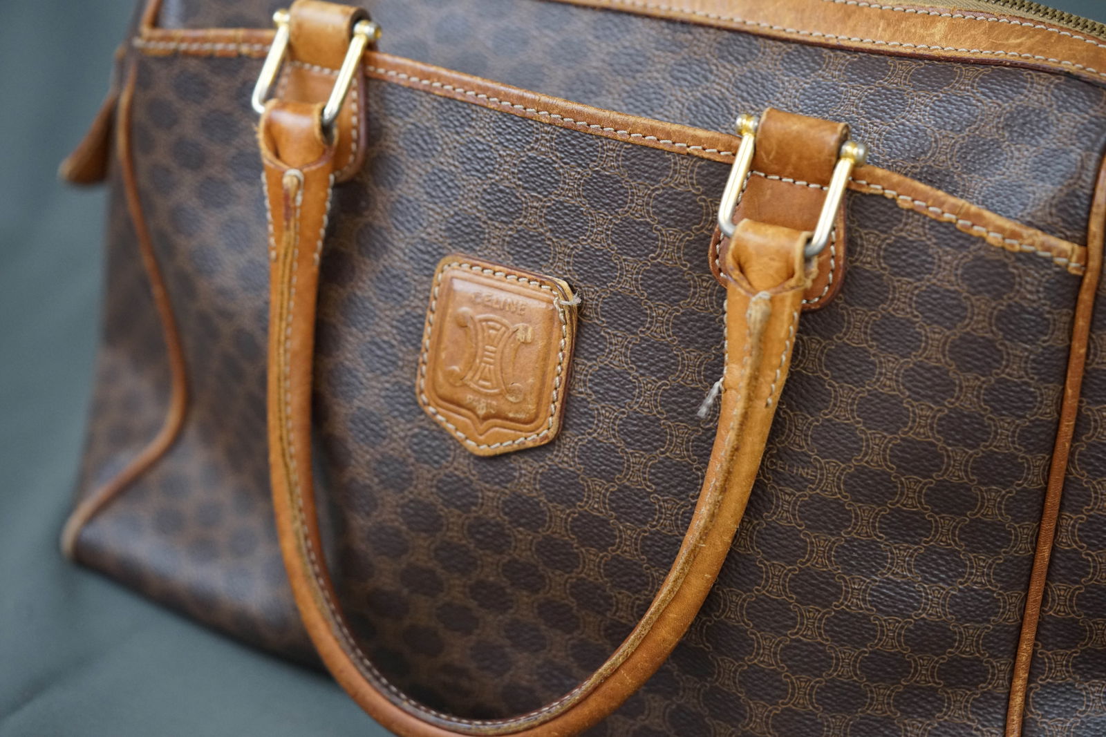 CELINE MACADAM HANDBAG - 4