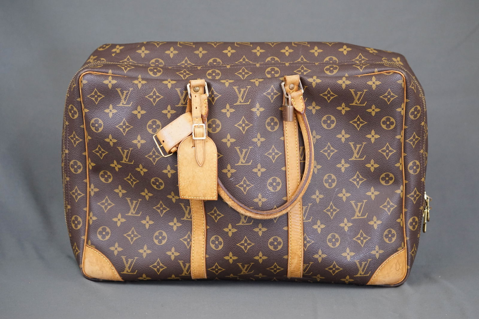 LOUIS VUITTON MONOGRAM SIRIUS 45 BOSTON BAG M41408 (1 of 12)