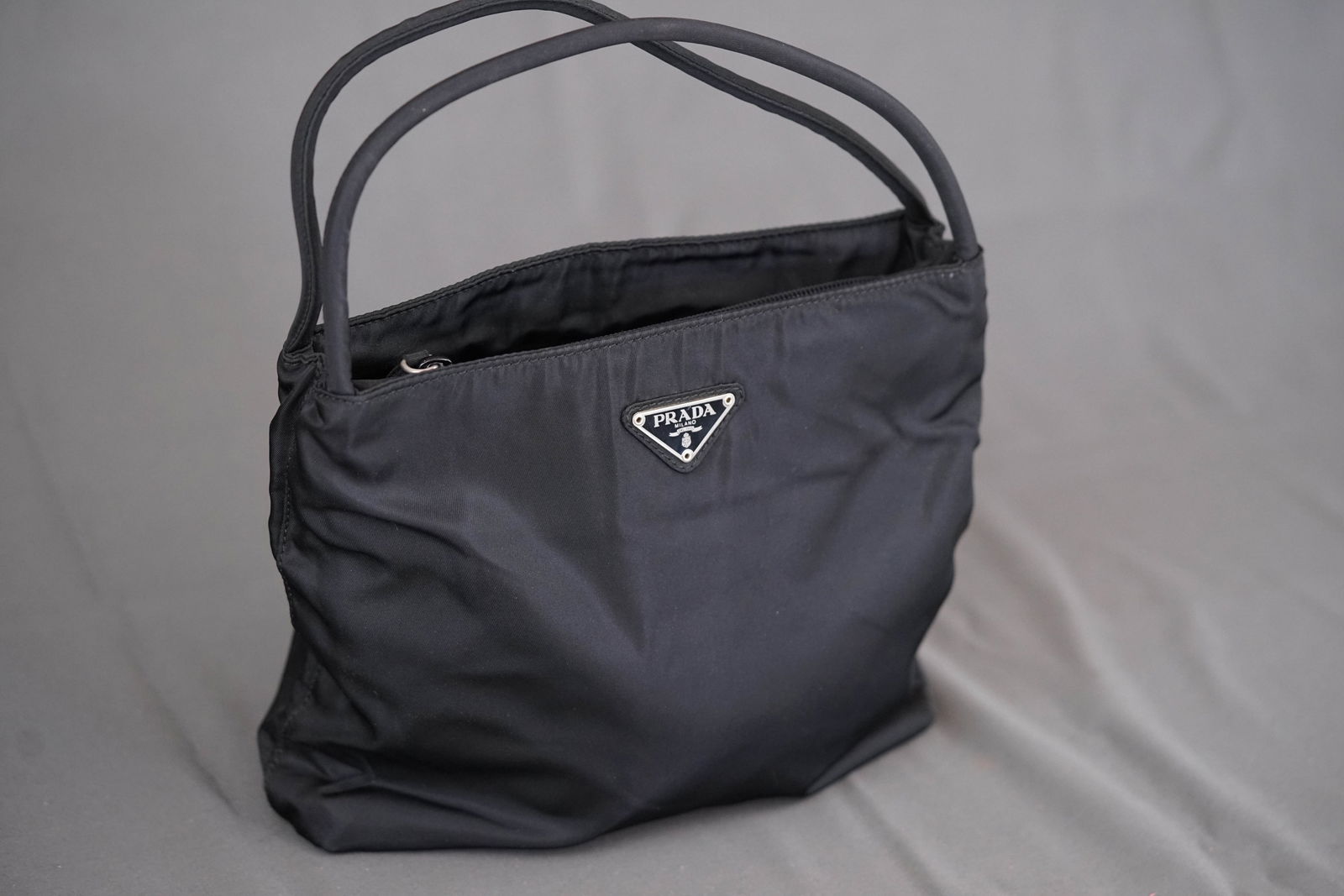 PRADA POCONO HANDBAG NYLON BLACK - 4