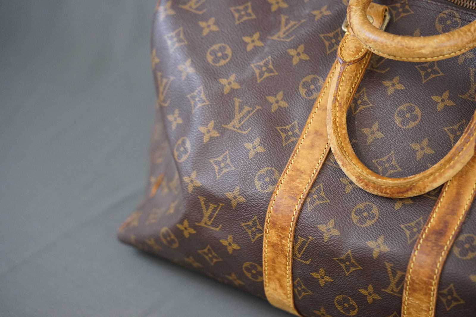 LOUIS VUITTON MONOGRAM HOLDALL 45 BOSTON BAG M41428 SP0998 - 3