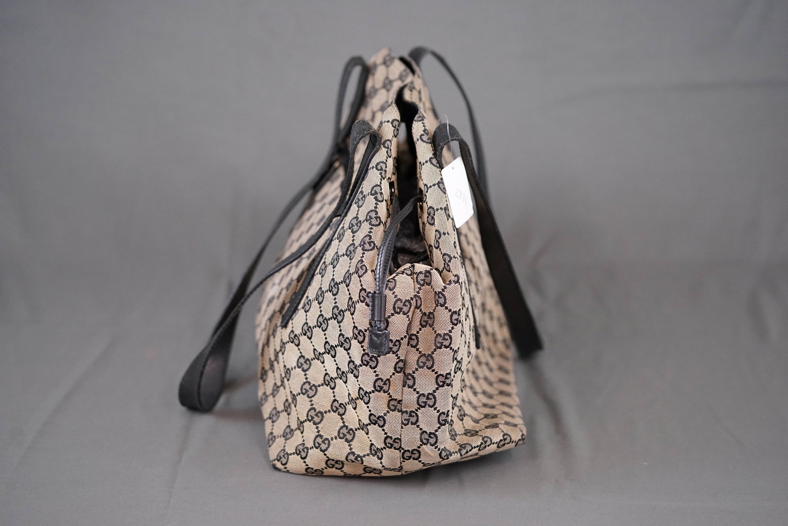 GUCCI GG CANVAS TOTE BAG 1669 BLACK - 8