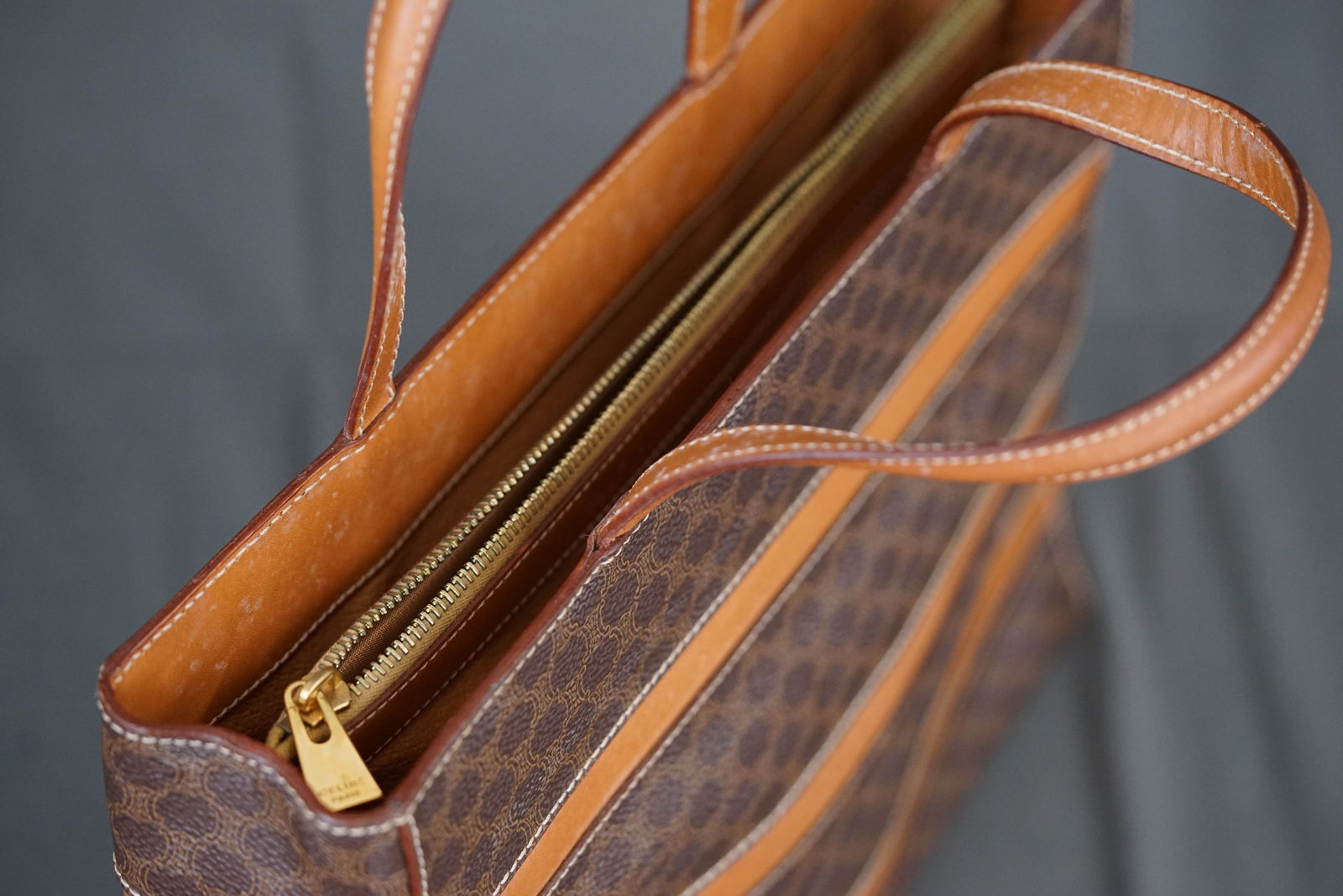 CELINE MACADAM HANDBAG - 9