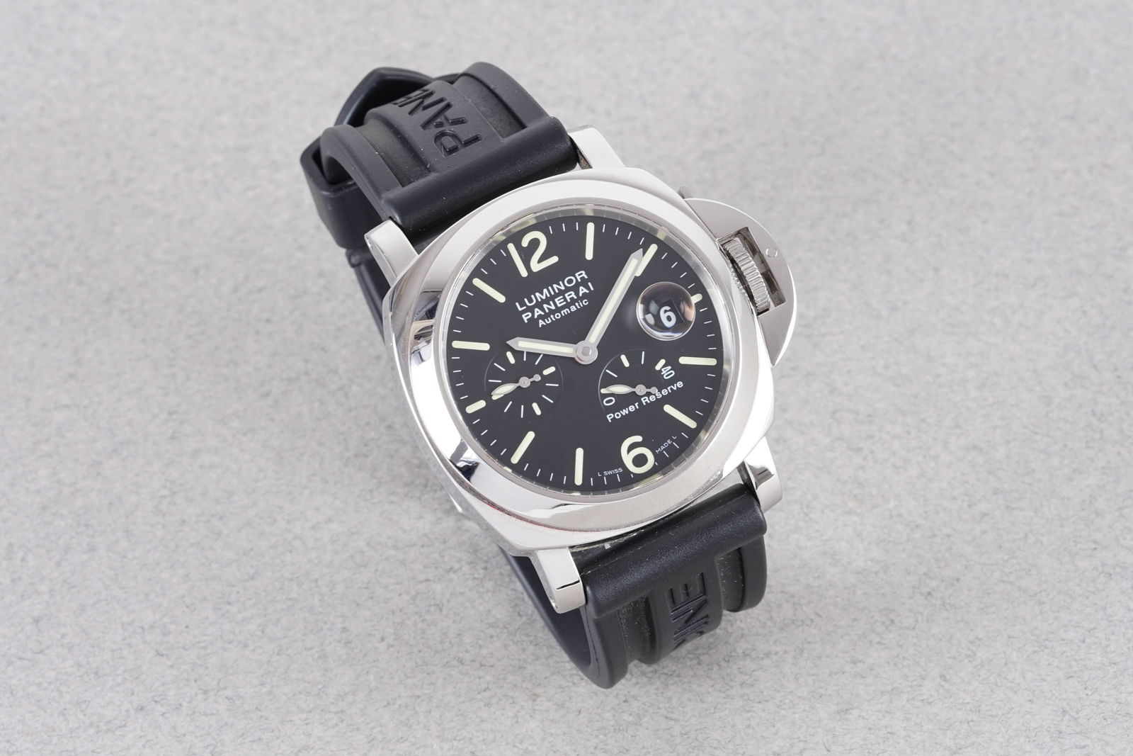 PANERAI LUMINOR AUTOMATIC POWER RESERVE W/ BOX & GUARANTEE PAPERS REF. PAM00090 - 3