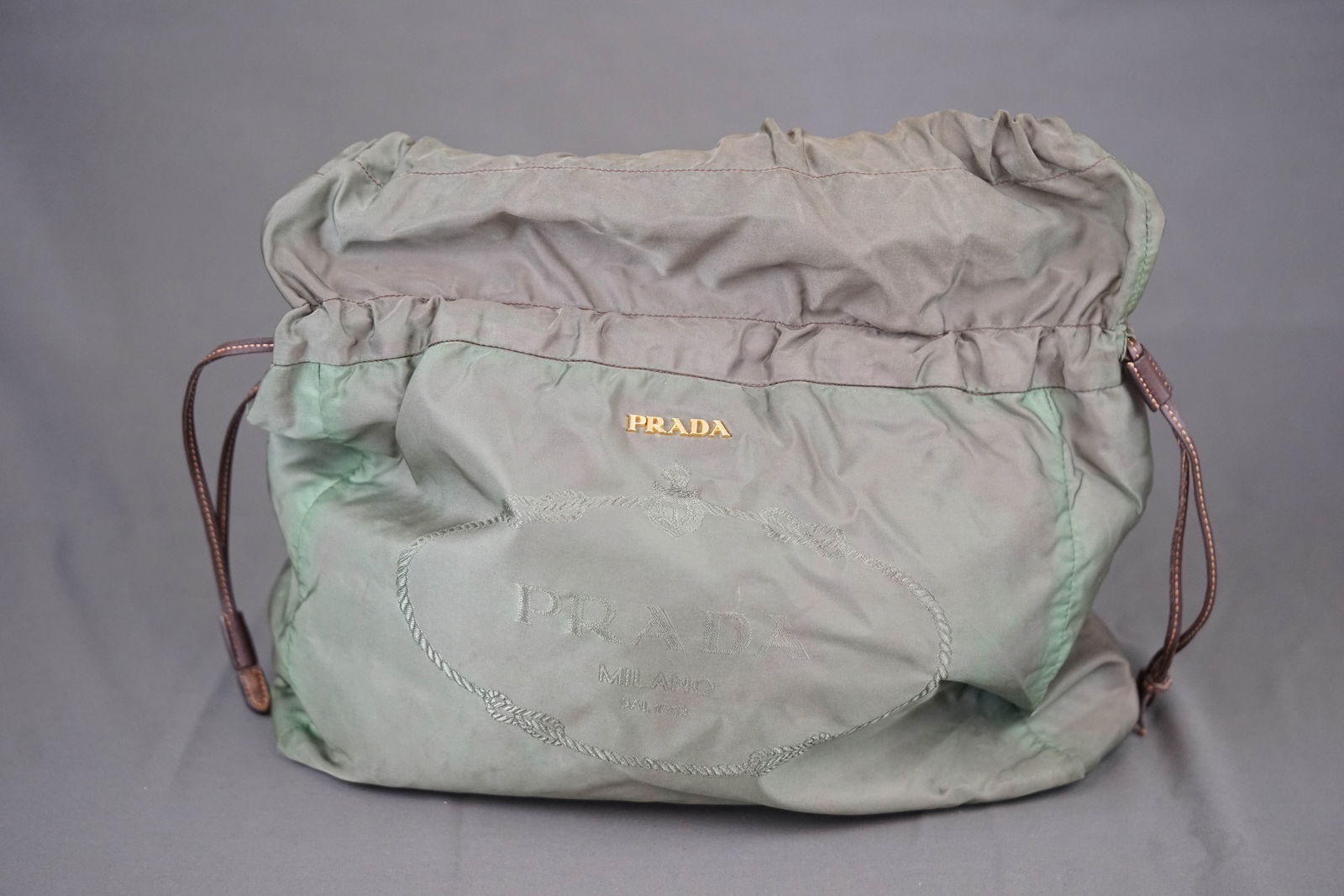 PRADA LARGE NYLON SHOULDER BAG - 10