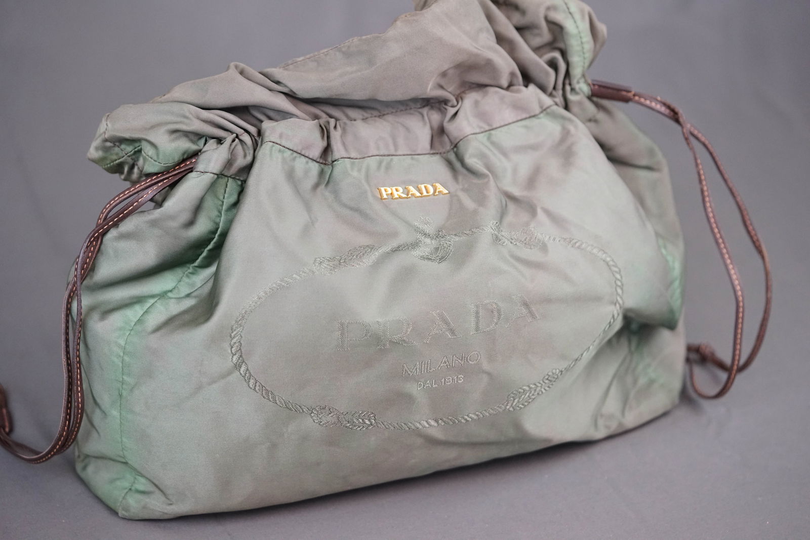 PRADA LARGE NYLON SHOULDER BAG - 2