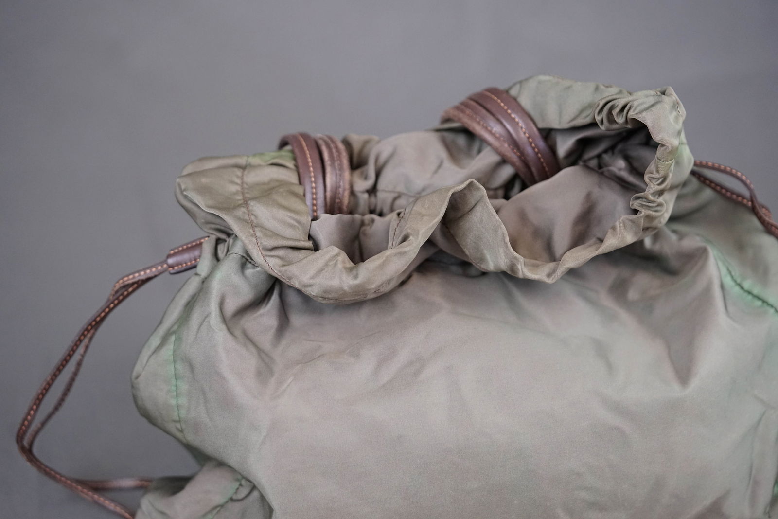 PRADA LARGE NYLON SHOULDER BAG - 8