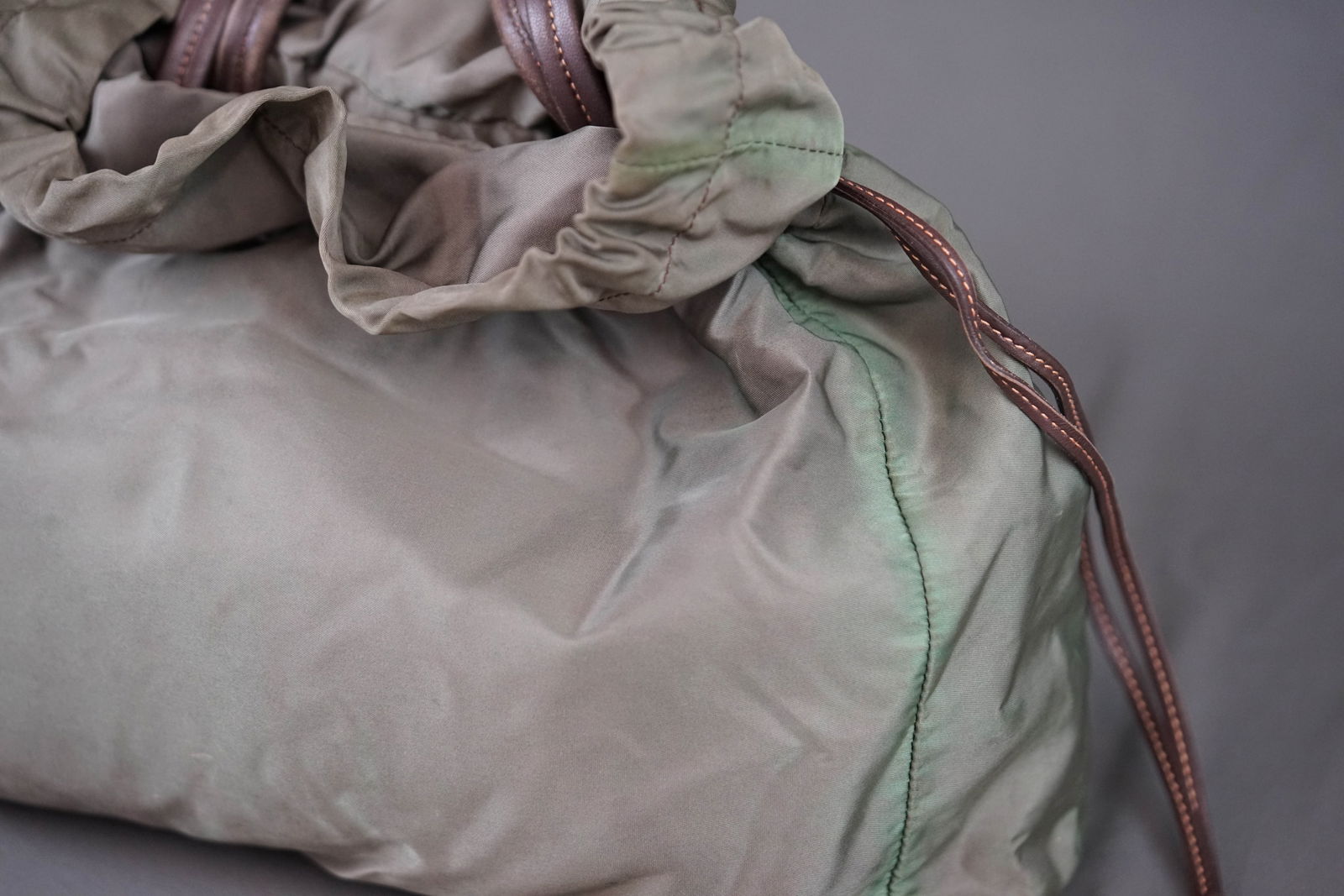 PRADA LARGE NYLON SHOULDER BAG - 9