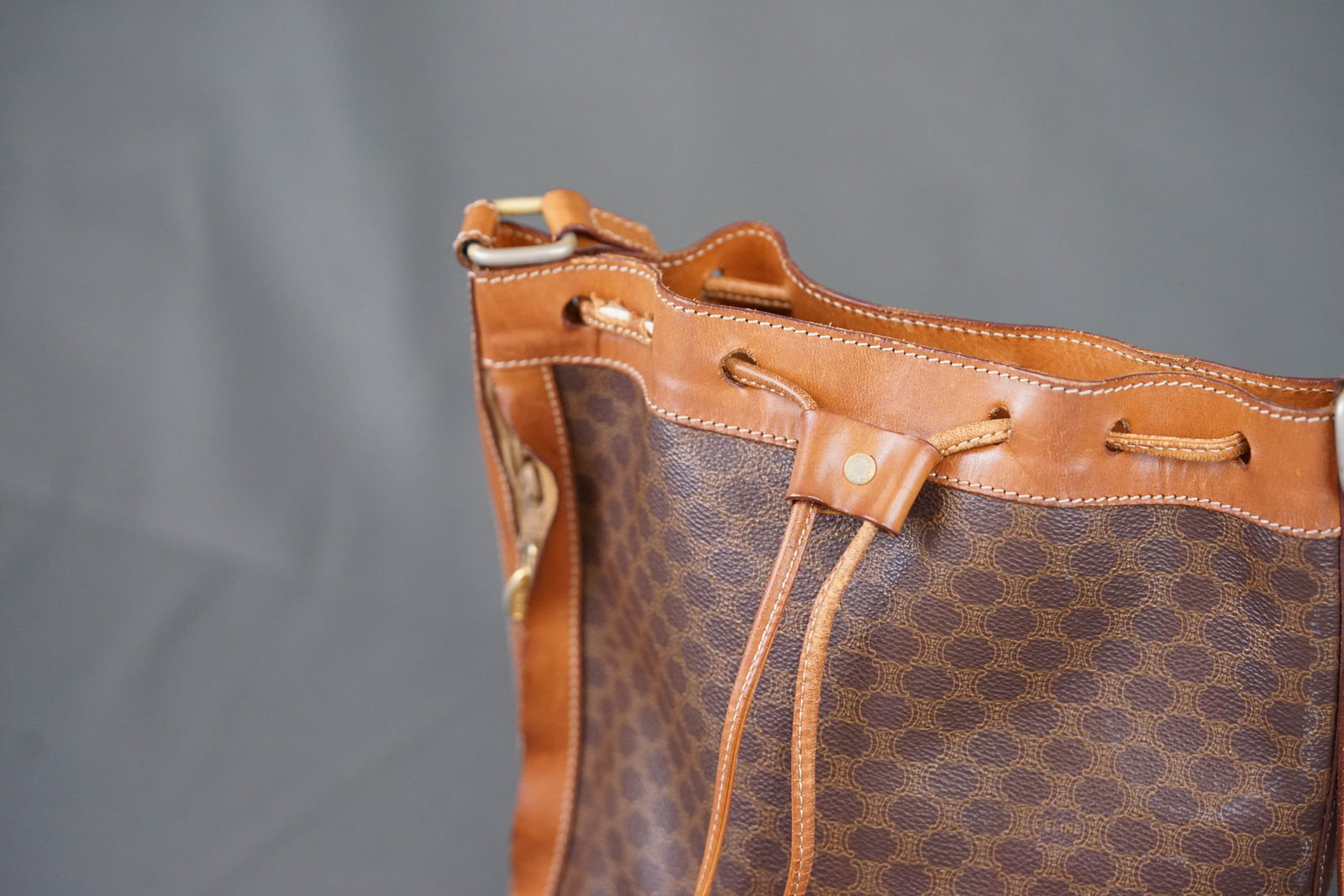 CELINE MACADAM SHOULDER BAG - 2