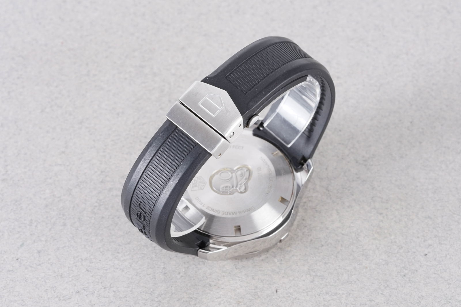 TAG HEUER AQUARACER AUTOMATIC CHRONOGRAPH W/ BOX & GUARANTEE CARD REF. CAP2110.FT6028 CIRCA 2017 - 4