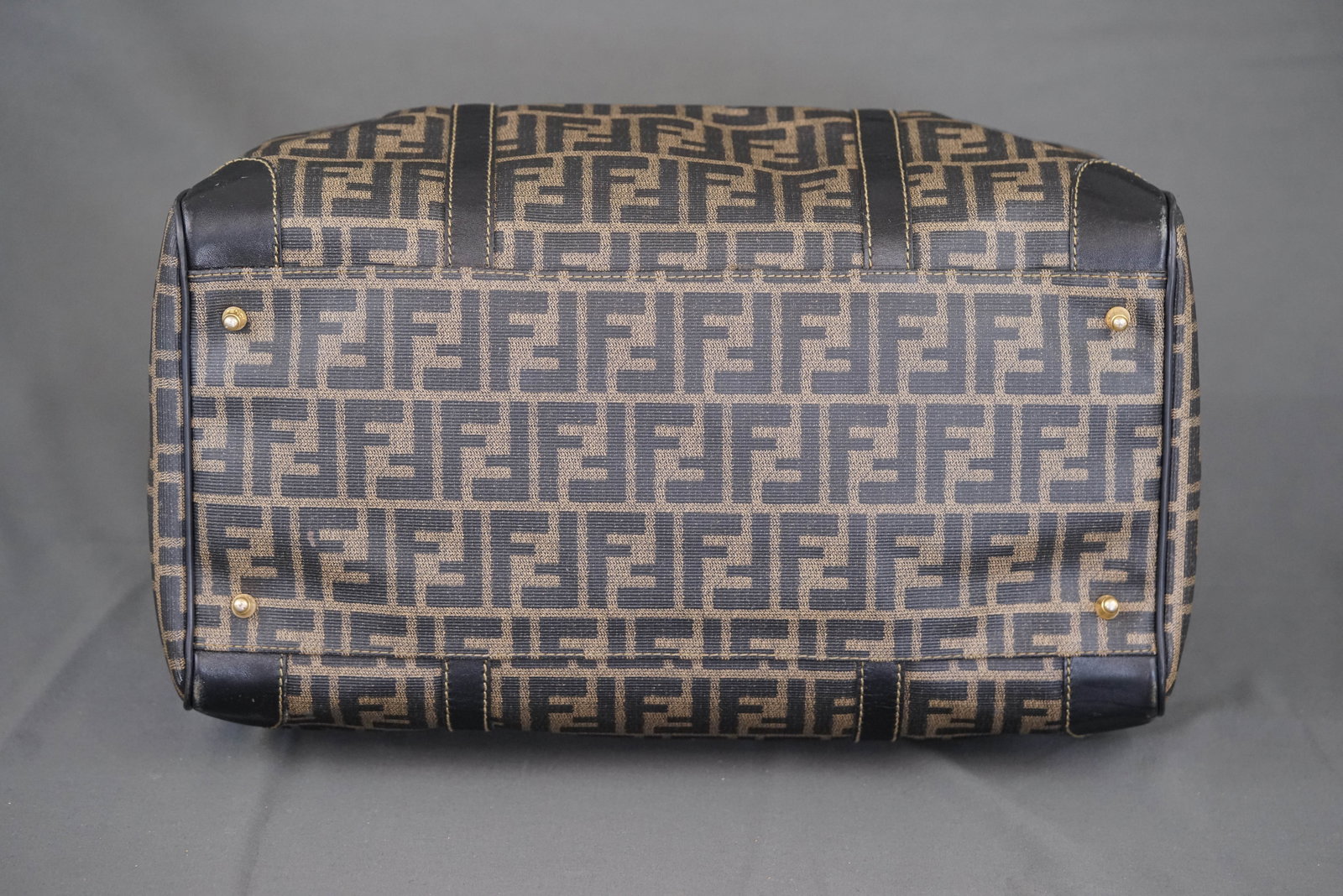 FENDI ZUCCA BOSTON BAG - 12