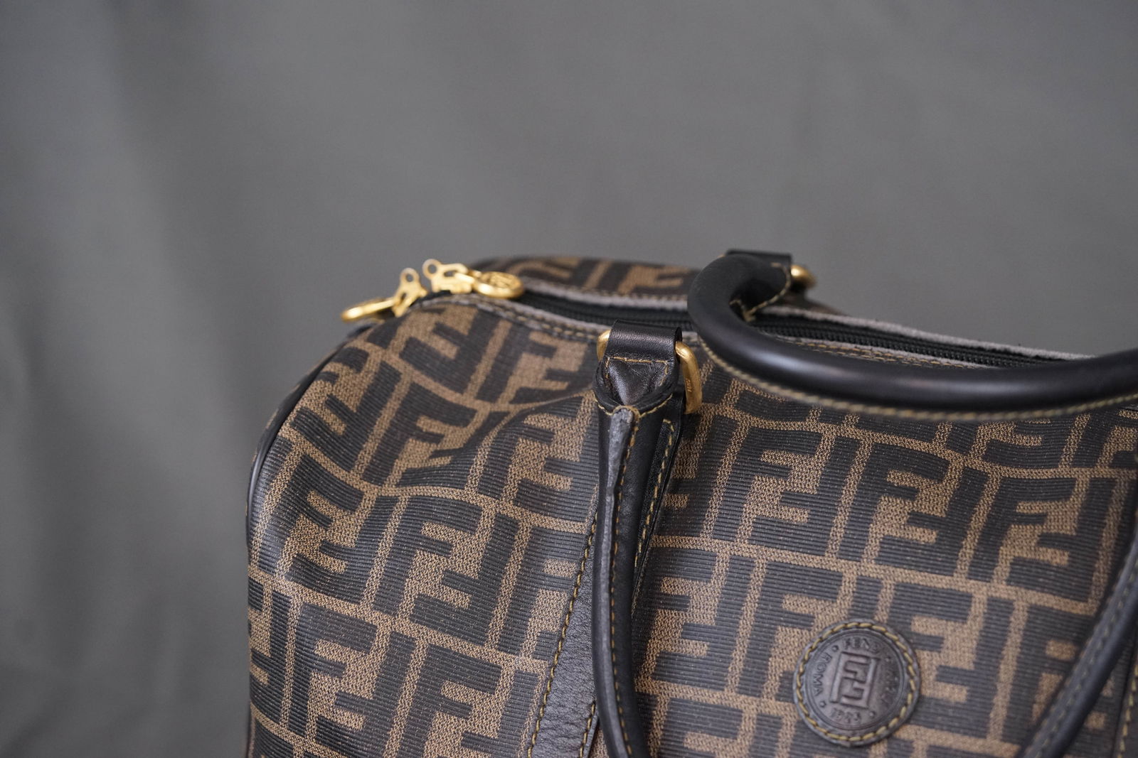 FENDI ZUCCA BOSTON BAG - 2