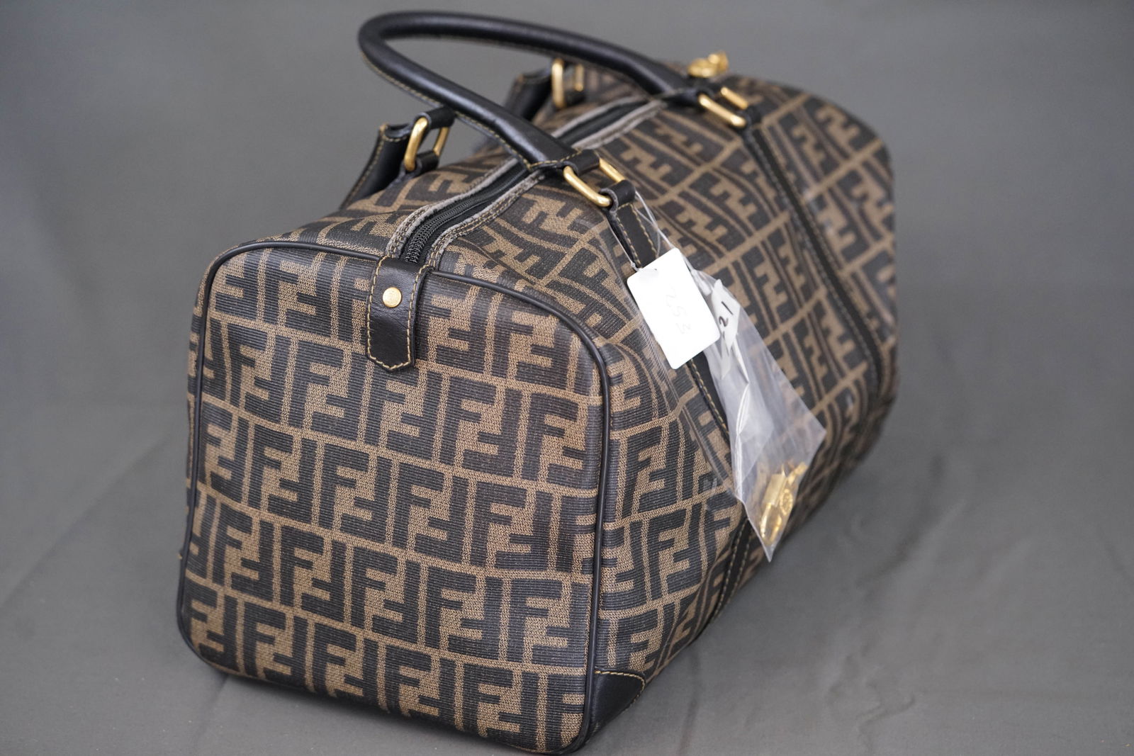 FENDI ZUCCA BOSTON BAG - 8