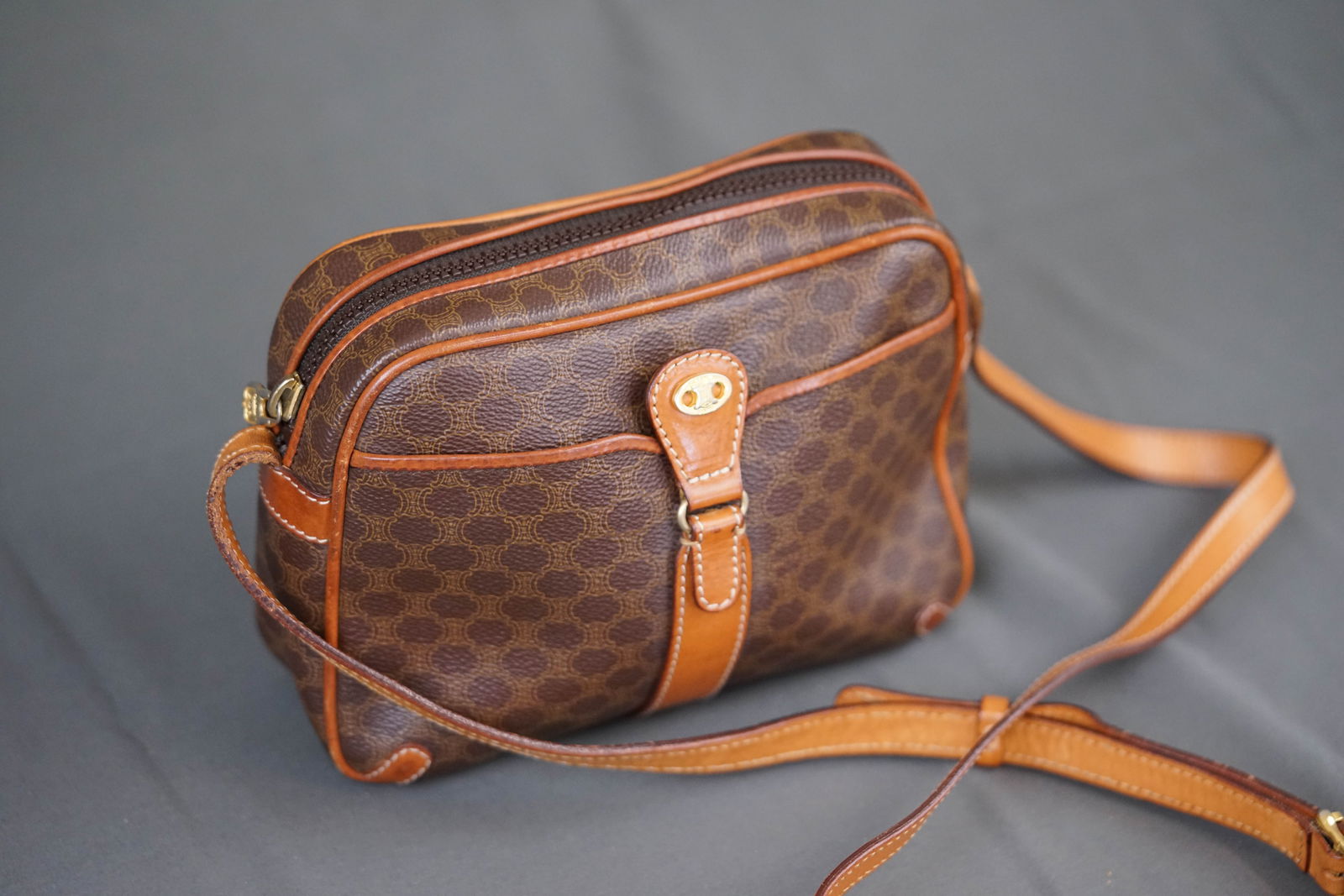 CELINE MACADAM SHOULDER BAG - 4