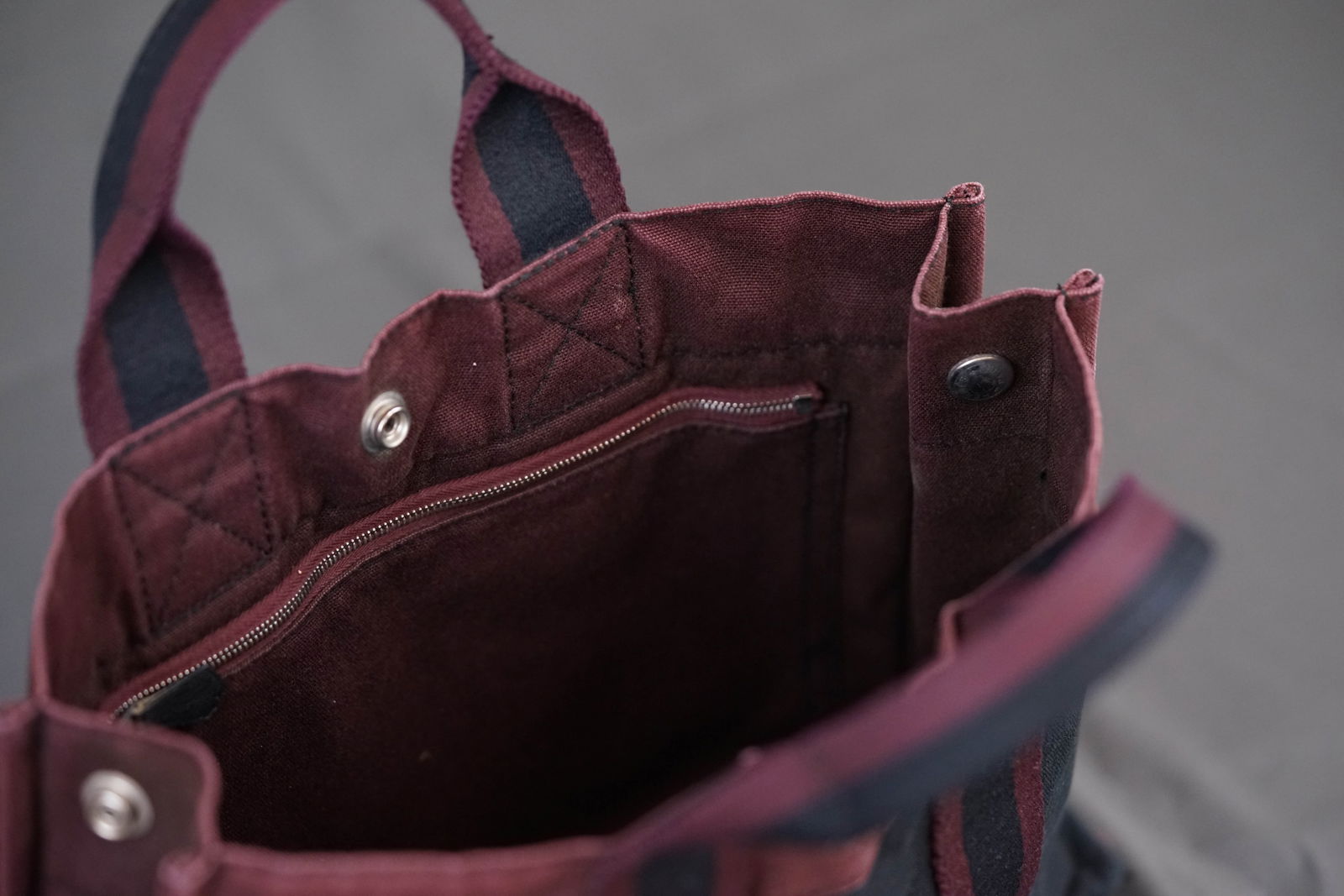 HERMES CANVAS TOTE BAG - 9