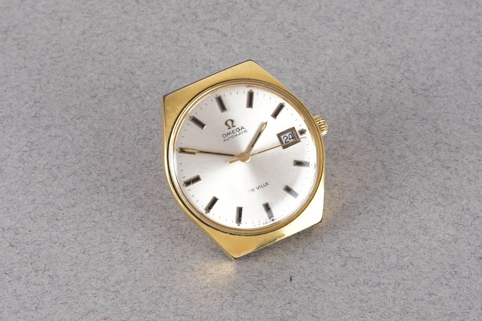 OMEGA DE VILLE AUTOMATIC DATE GOLD PLATED REF. 166.051 - 2