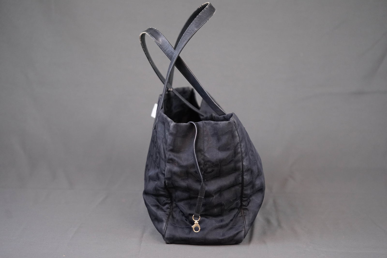 CHANEL NEW TRAVEL LINE TOTE BAG BLACK NYLON 8021473 - 7