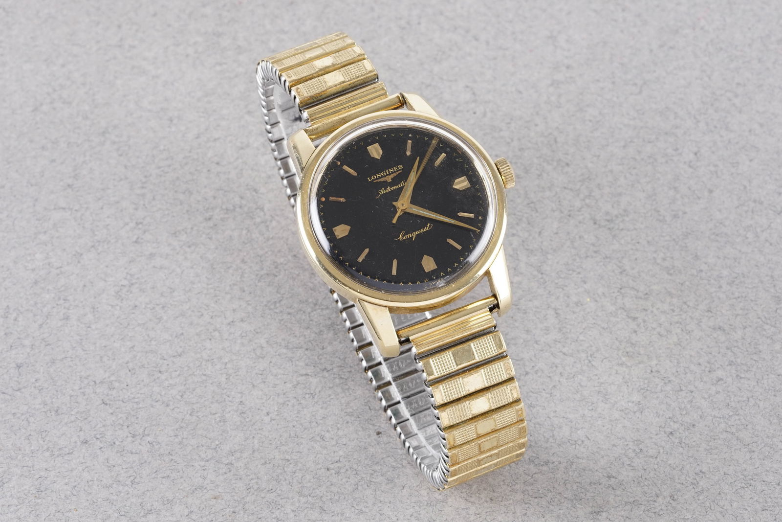 LONGINES CONQUEST AUTOMATIC GOLD PLATED WRISTWATCH - 2